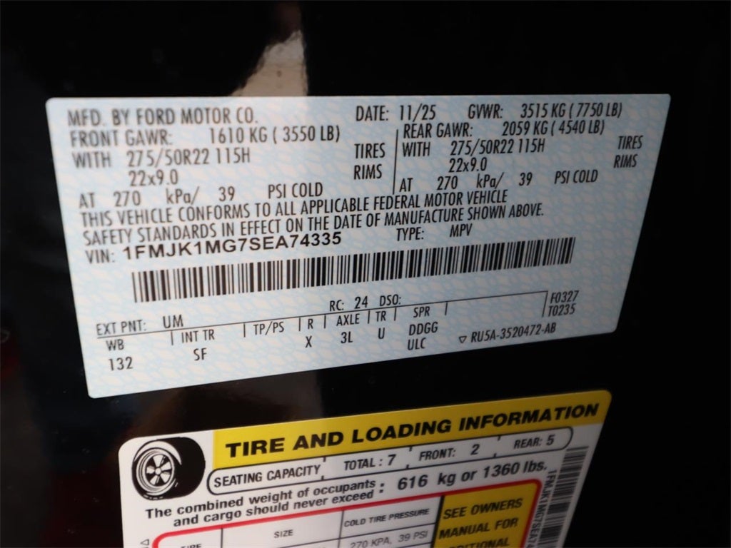 2025 Ford Expedition Max Platinum