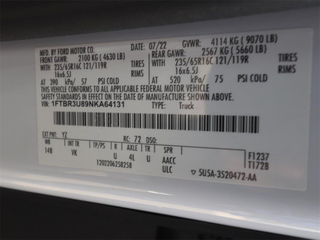 2022 Ford Transit-250 Base