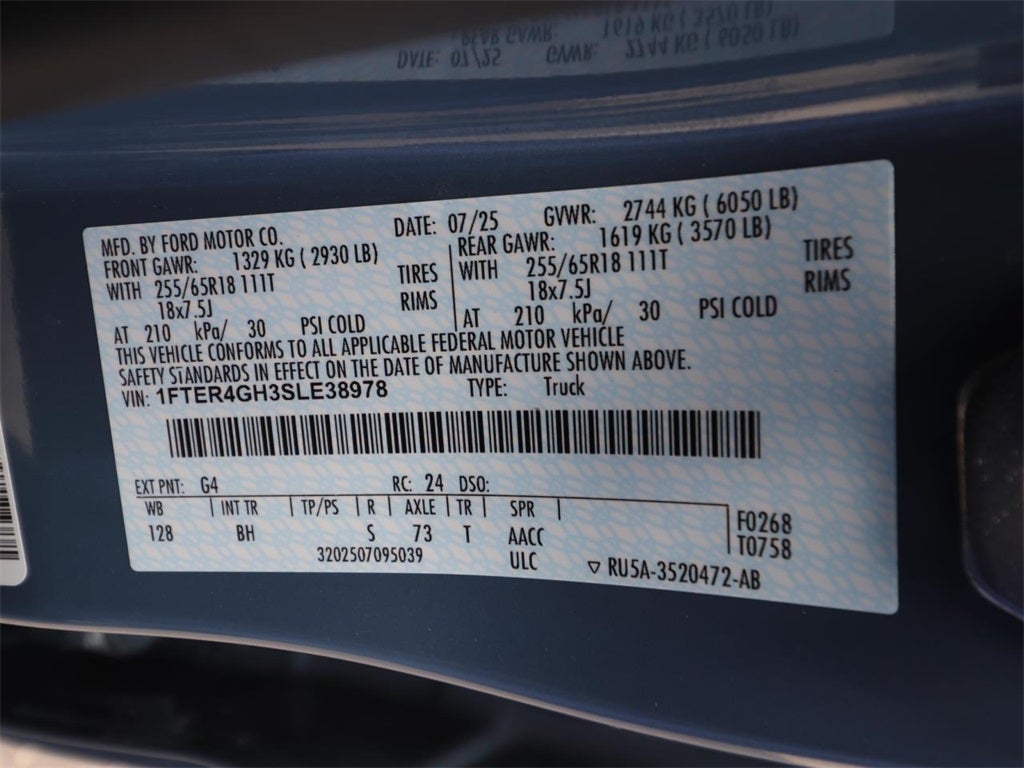 2025 Ford Ranger XLT