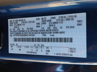 2022 Ford F-150 Lariat