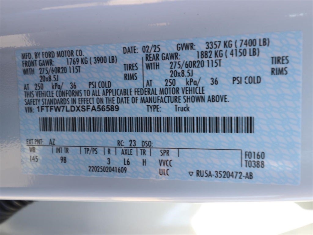 2025 Ford F-150 Platinum