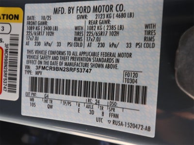 2025 Ford Bronco Sport Big Bend