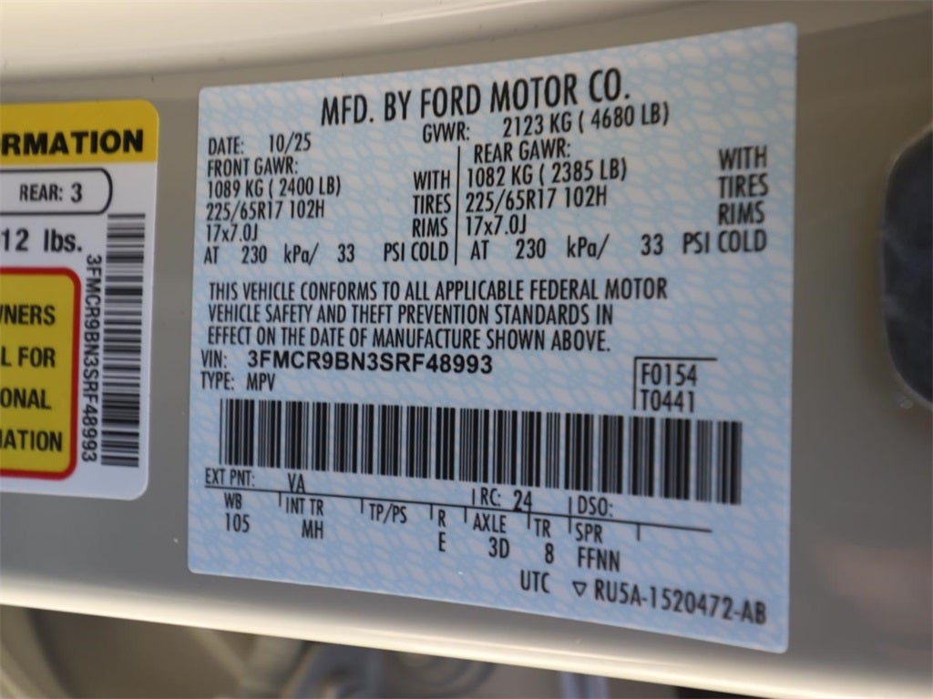 2025 Ford Bronco Sport Big Bend