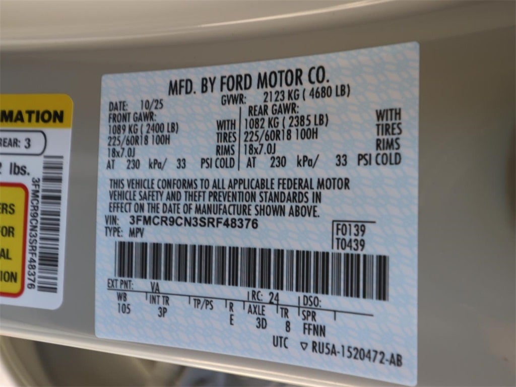 2025 Ford Bronco Sport Outer Banks