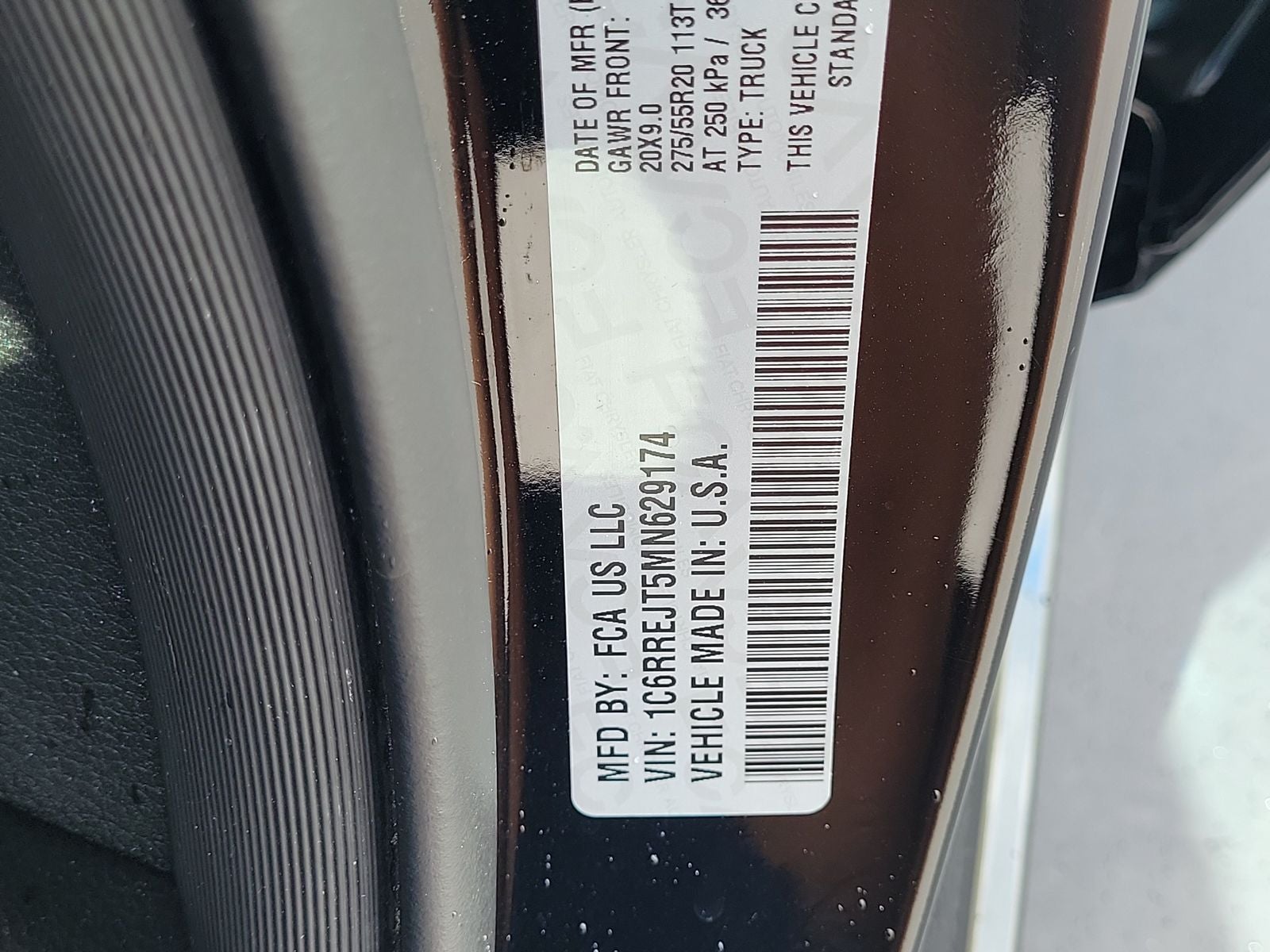 2021 RAM 1500 Laramie