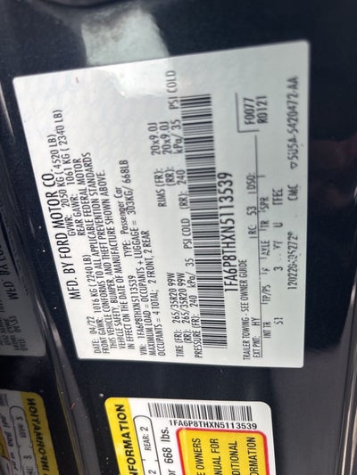 2022 Ford Mustang EcoBoost Premium