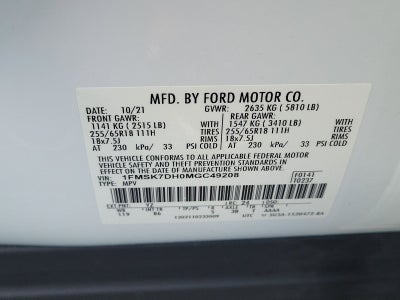 2021 Ford Explorer XLT