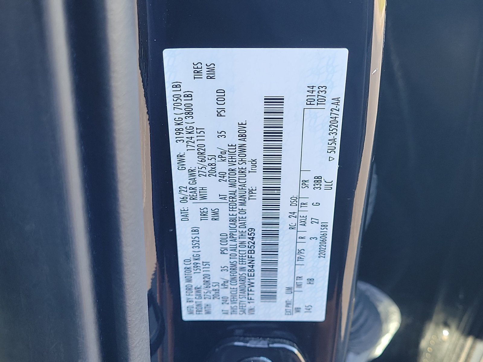 2022 Ford F-150 Lariat