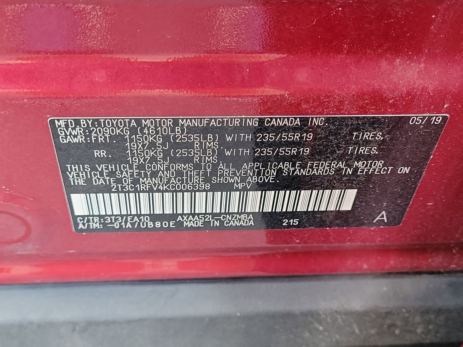 2019 Toyota RAV4 XLE Premium