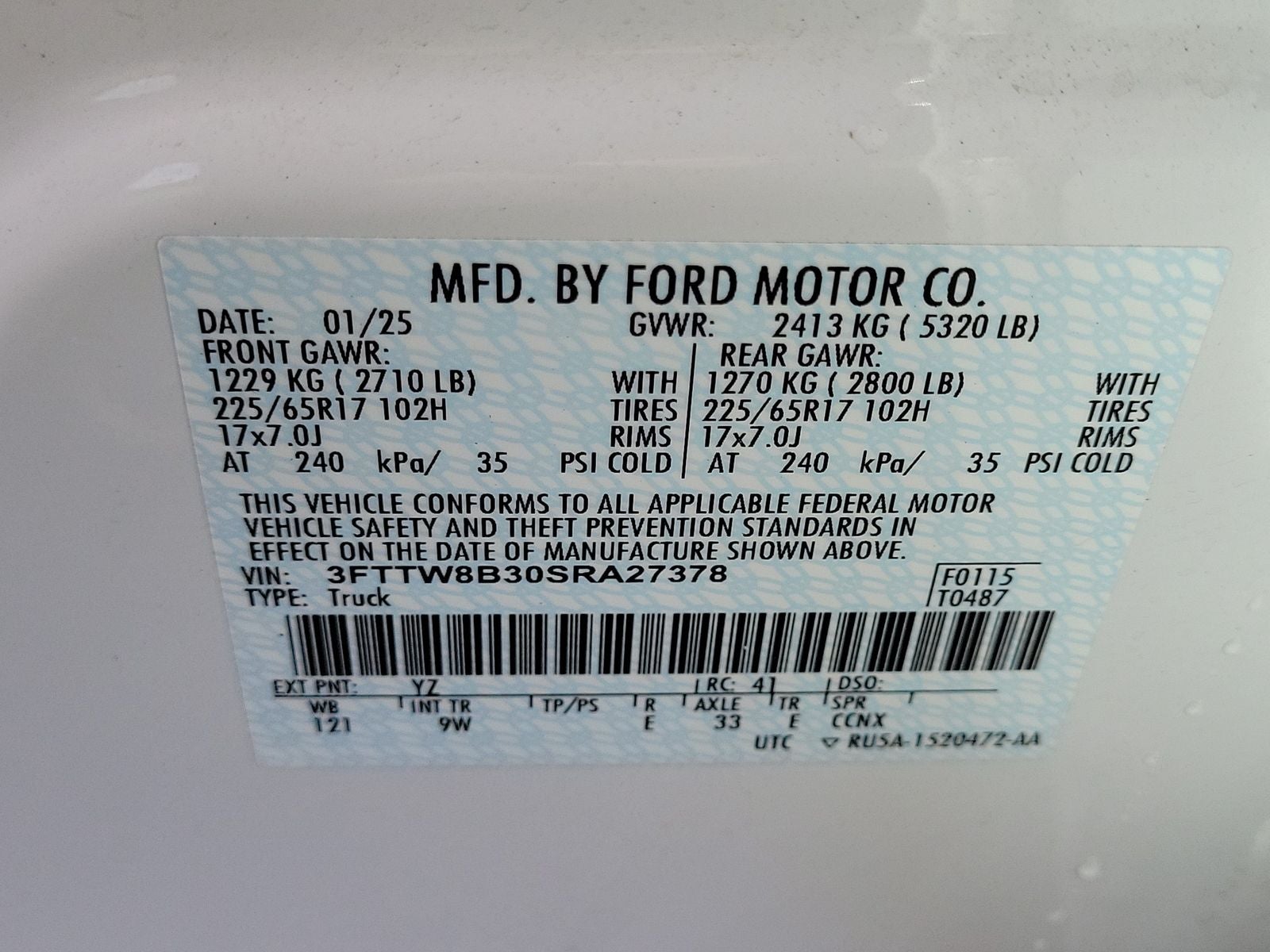 2025 Ford Maverick XL