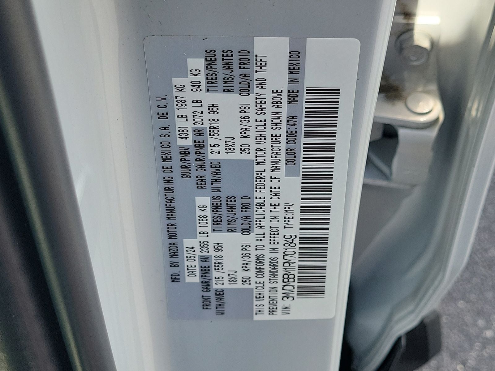 2024 Mazda Mazda CX-30 2.5 S Select Sport
