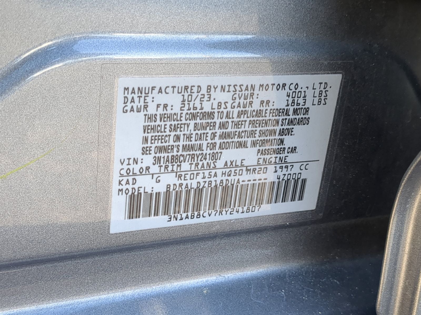 2024 Nissan Sentra SV