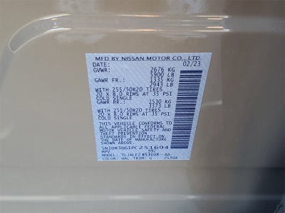 2023 Nissan Pathfinder Platinum