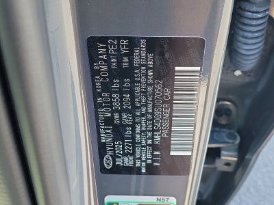 2025 Hyundai Elantra SEL Convenience